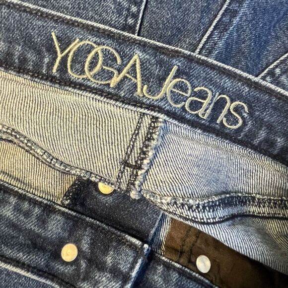 Yoga Jeans Canada High Waist Button Fly Cropped 26 - Picture 8 of 9